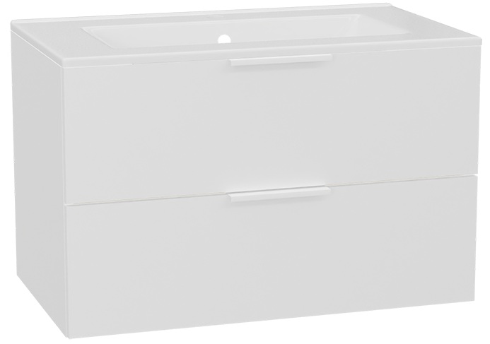 Set Waschtischunterschrank Korpus Excellent Tuto 2.0 MLEX.2172.800.WHBL, Waschbecken Excellent As CEEX.3617.800.WH, MLEX.2151.800.02.WH