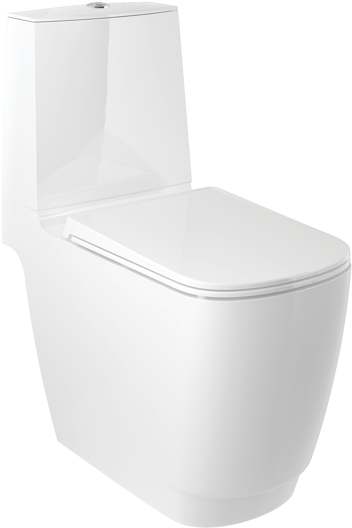 Kludi Resa S Kompakt-WC-Becken mit Wirbelspülung weiß 27WCB0243