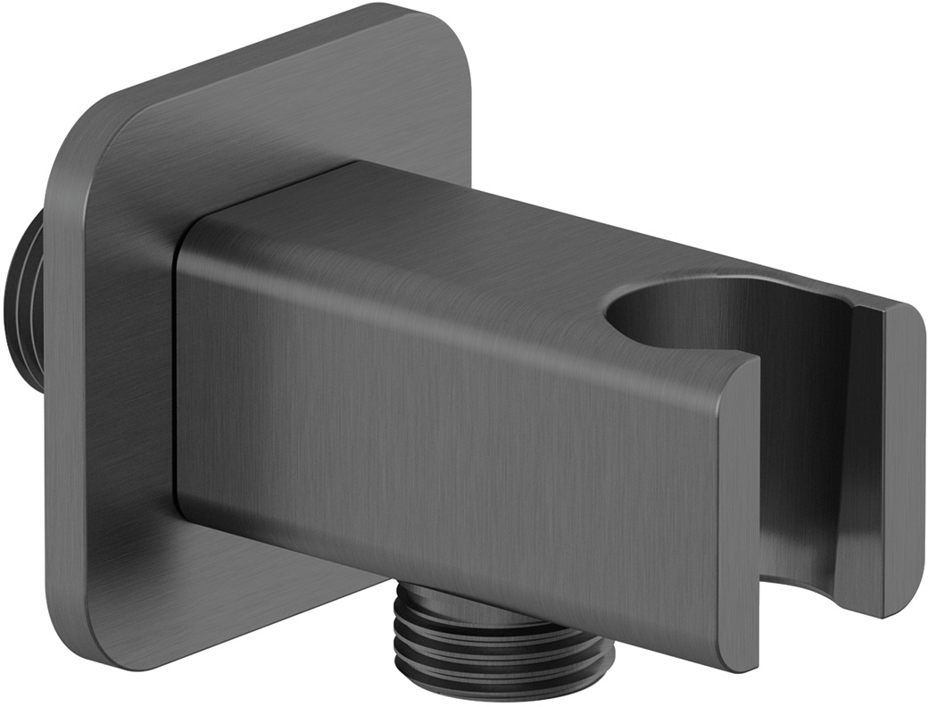 Kludi A-QA Wandabgangsbogen schwarz 65568N2-00