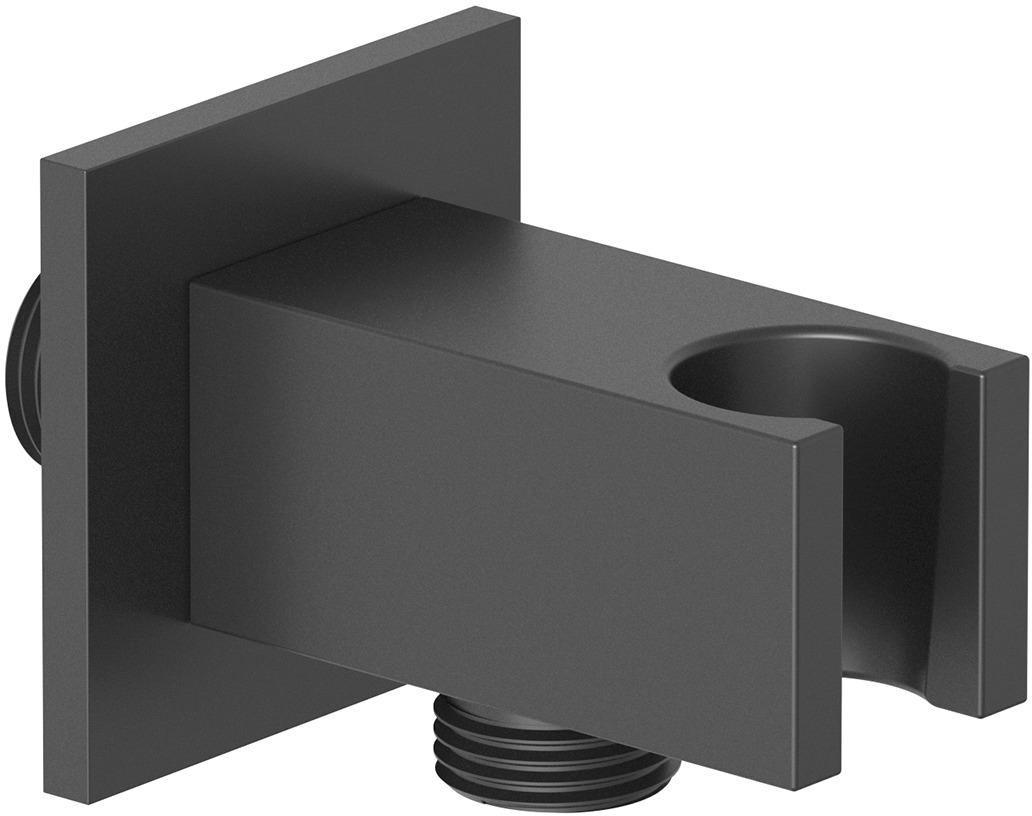 Kludi A-QA Wandabgangsbogen schwarz 6556939-00