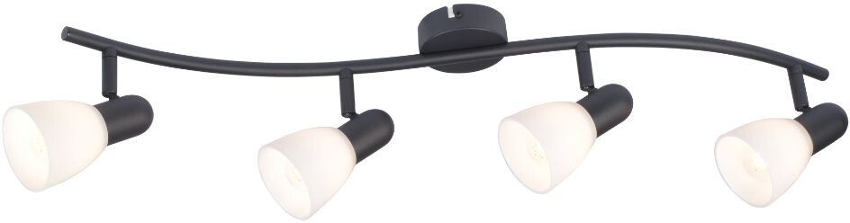 Rabalux Soma Deckenlampe 4x40 W schwarz 73094