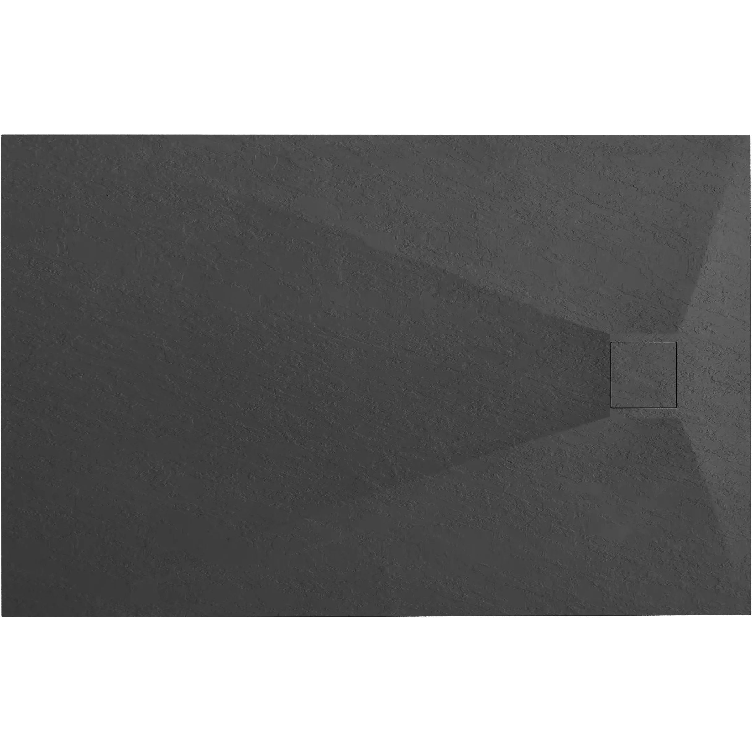 Rea Bazalt Rechteckige Duschwanne 120x90 cm weiß REA-K3912