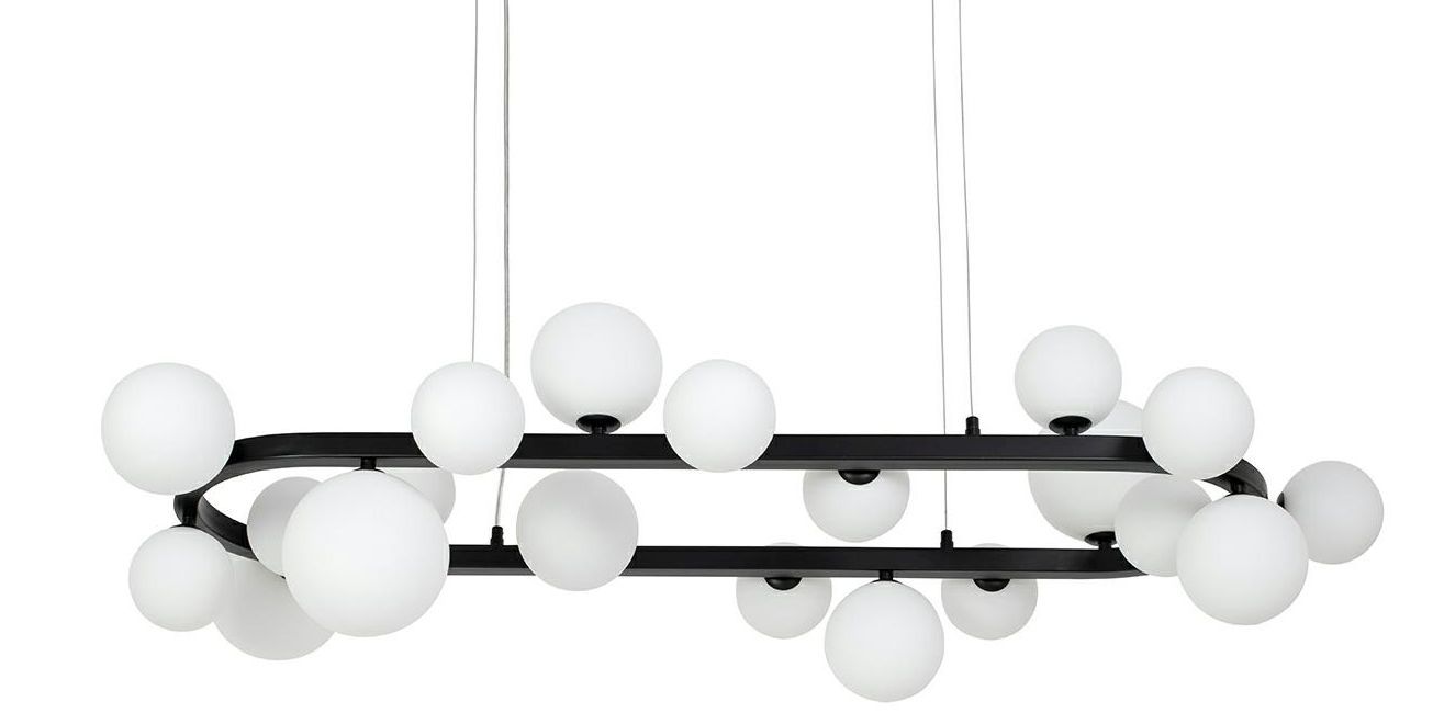 Moosee Alure Pendelleuchte x5 W weiß-schwarz MSE1501100550
