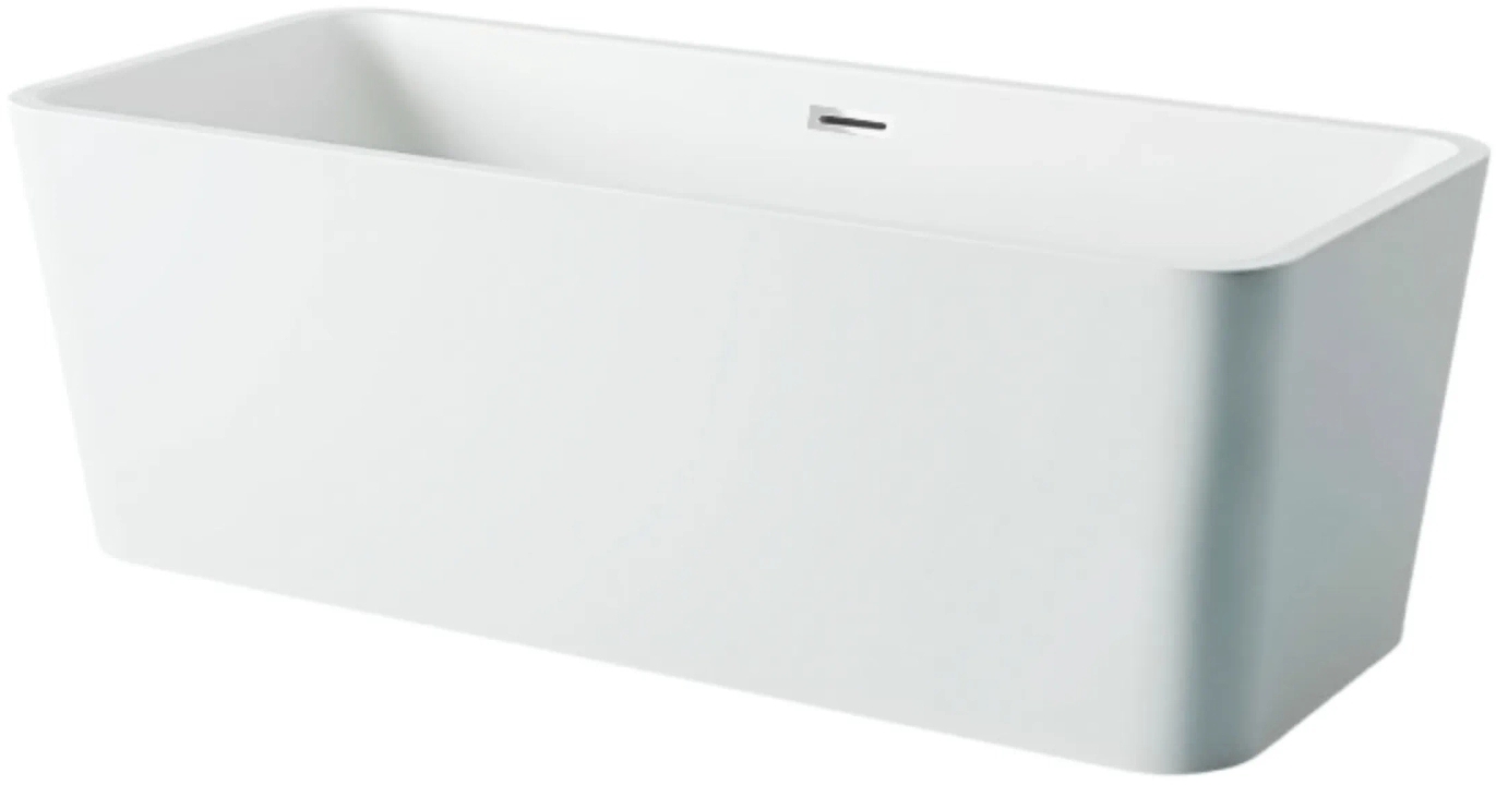 Balneo Roma Freistehende Badewanne 170x80 cm rechteckig weiß J0101010101-1