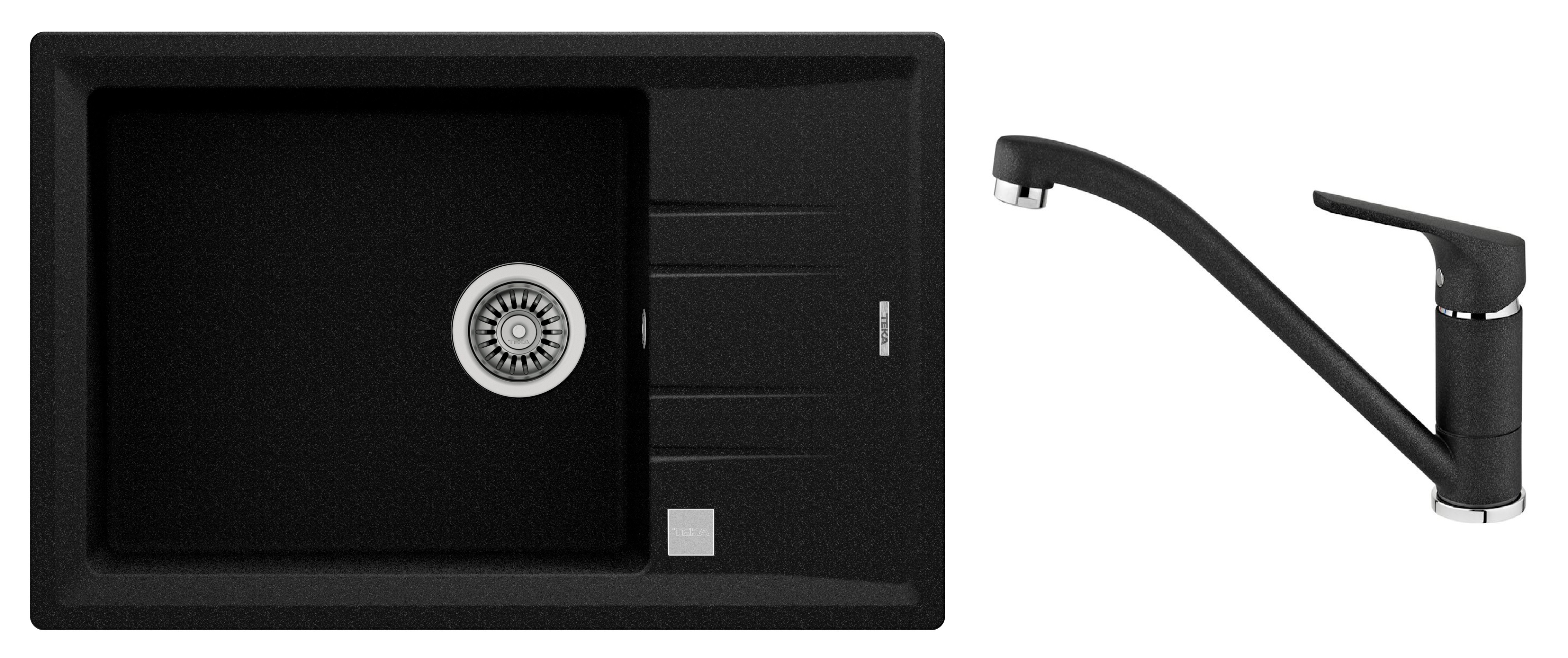 Satz tegranit-Spüle Teka Stone 115330038, küchenarmatur Teka MTP 46913020Q