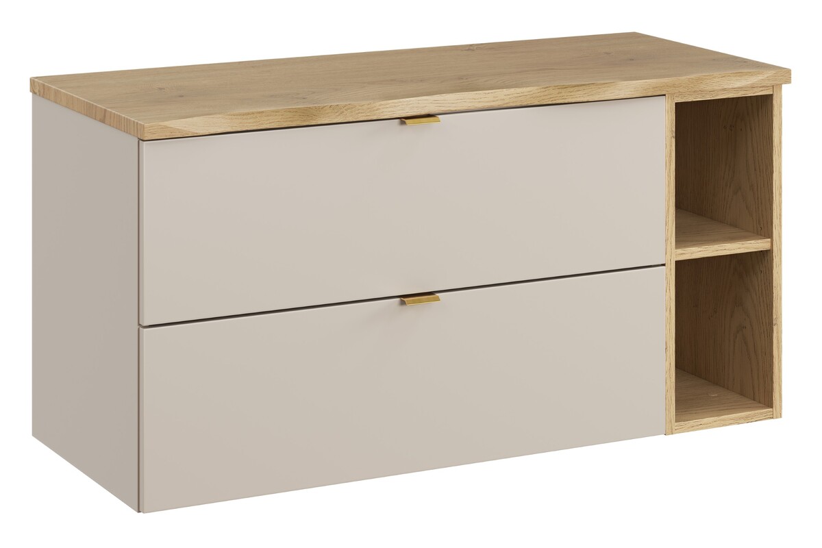 Satz kabinett Comad Dalia Cashmere DALIA CASHMERE 82-80-46-2S, naphtha-Arbeitsplatte Comad Nature Cremona NATURE CREMONA 89-100-46 M, CREMONA UN 81-20-44