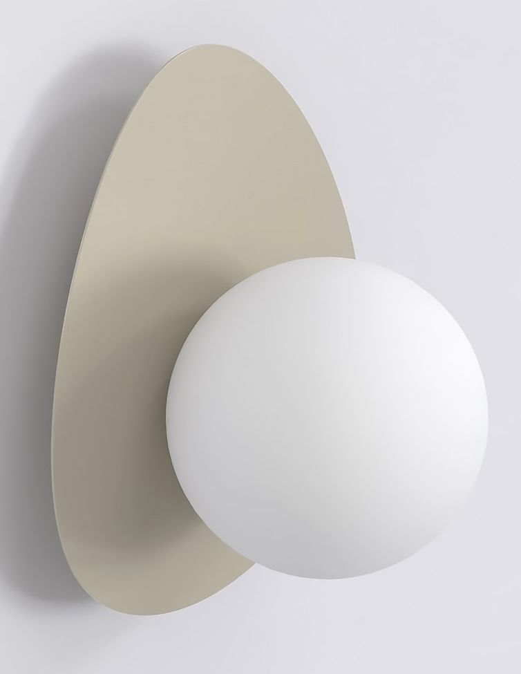 Emibig Ovo Wandleuchte 1x8 W beige 1529/K1