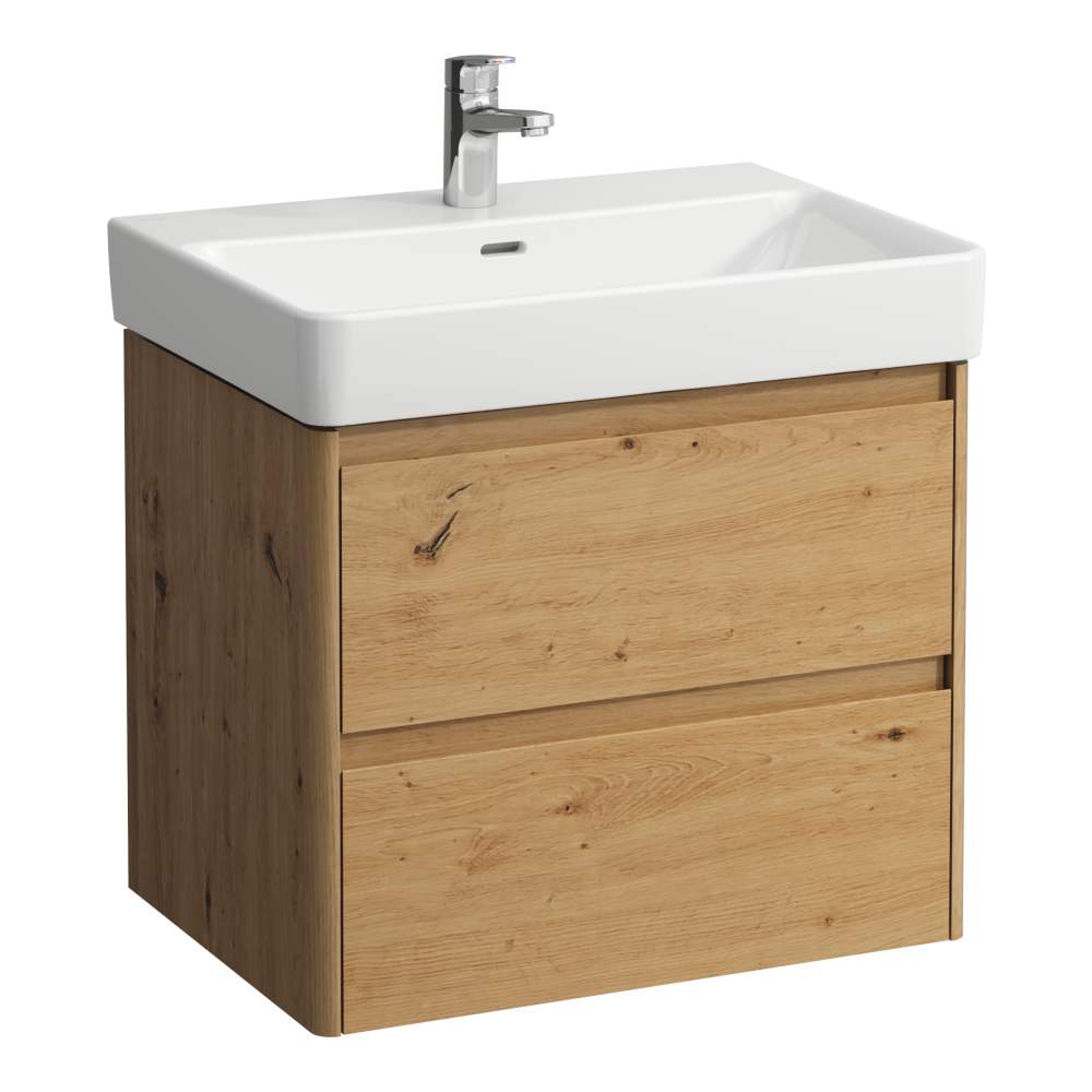 Laufen Base 2.0 Badschrank 62x44.5x51.5 cm Unterschrank hängend eiche H4112821082671