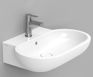 Ceramica Dolomite Mirto Waschbecken 65x46 cm oval Klassisch weiß glanz D461101