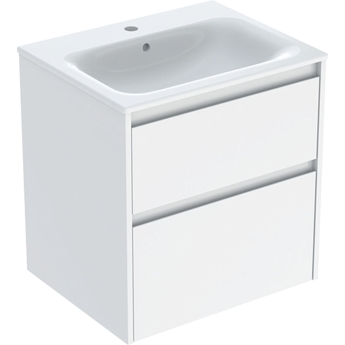 Geberit Selnova Square Waschtisch mit Unterschrank 60 cm weiß 504.138.01.1