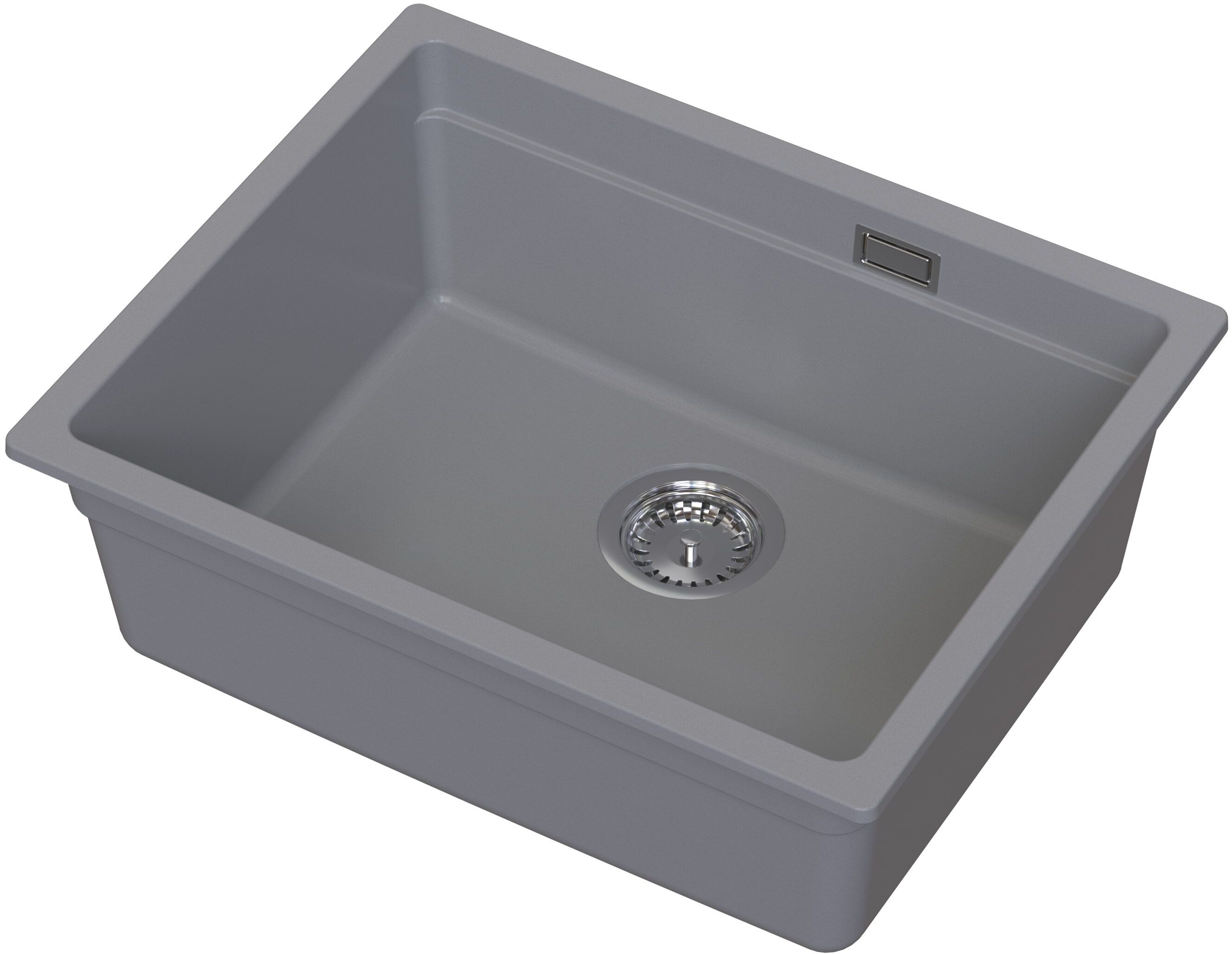 Ruvetti Latios Unterbauspüle 54.5x43.5 cm grau/graphit/onyx 3001LA_GR60_P