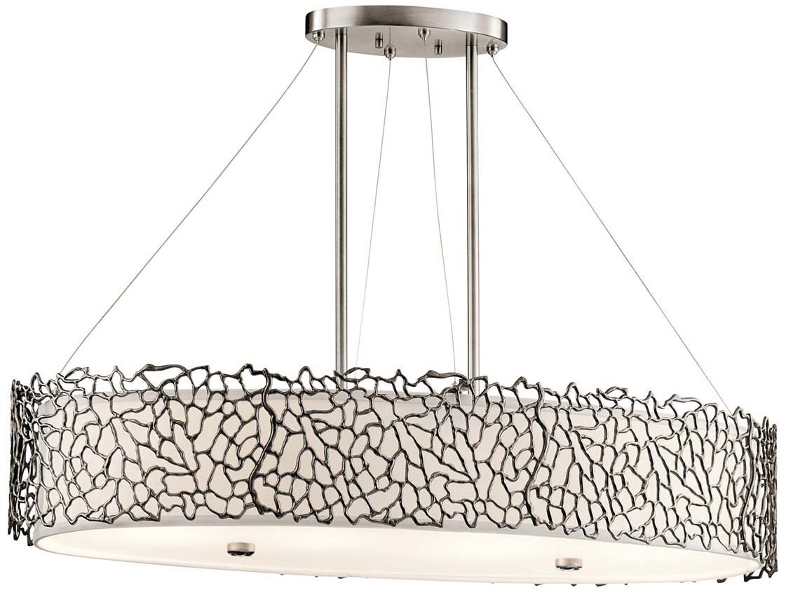 Elstead Lighting Silver Coral Pendelleuchte 4x60 W KL-SILVER-CORAL-ISLE