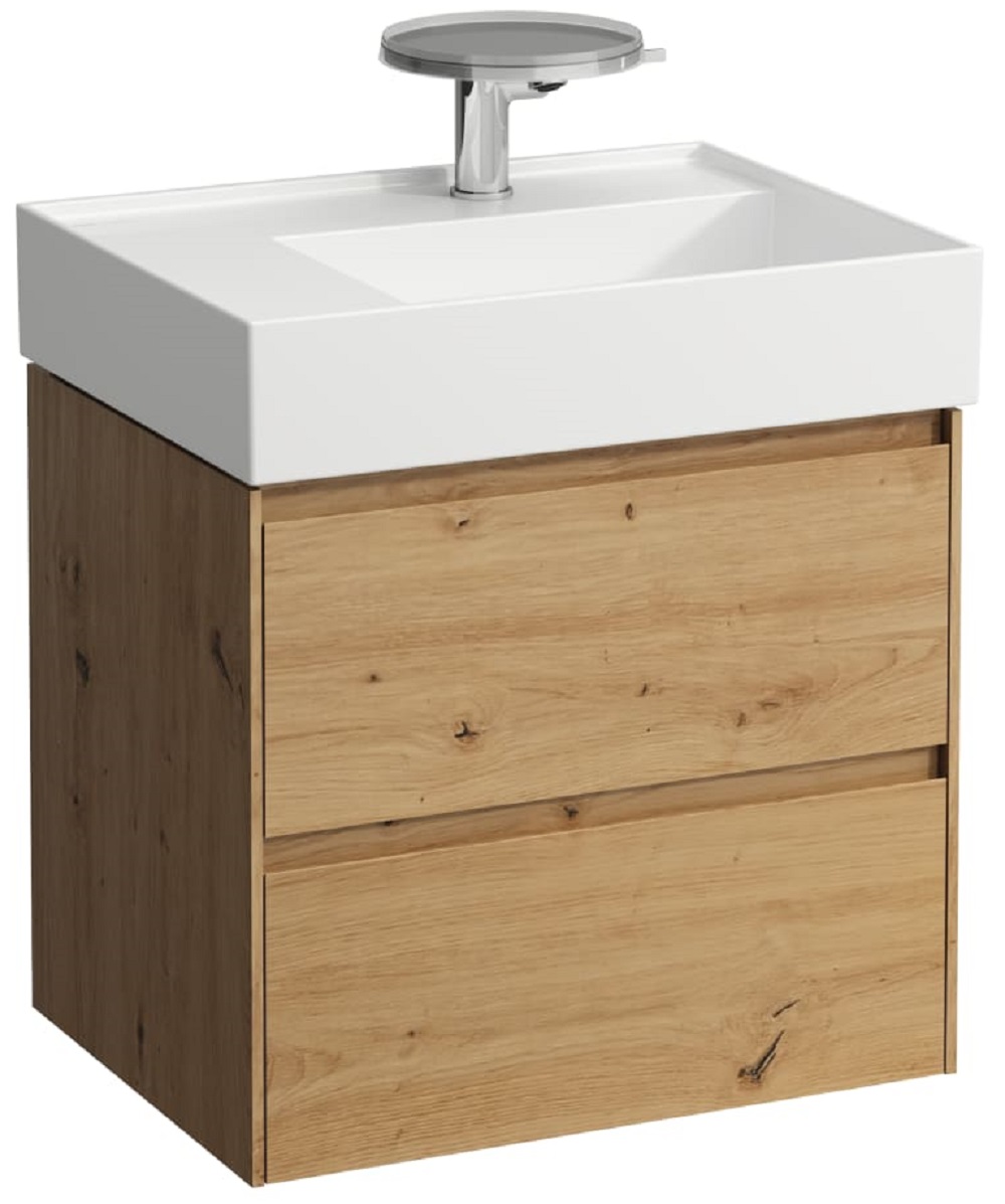 Laufen Lani Badschrank 58.5x45x51.5 cm Unterschrank hängend eiche H4039421122671