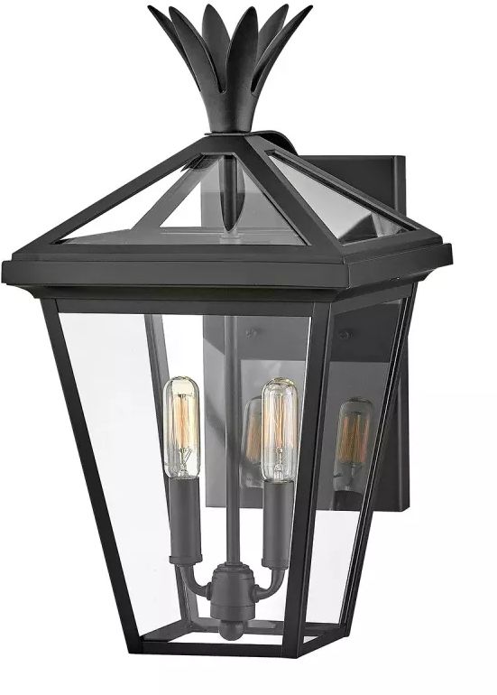 Elstead Lighting Palma Außenwandleuchte 2x40 W schwarz HK-PALMA-M-BK