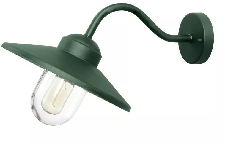 Elstead Lighting Klampenborg Außenwandleuchte 1x60 W grün KLAMPENBORG-FGR