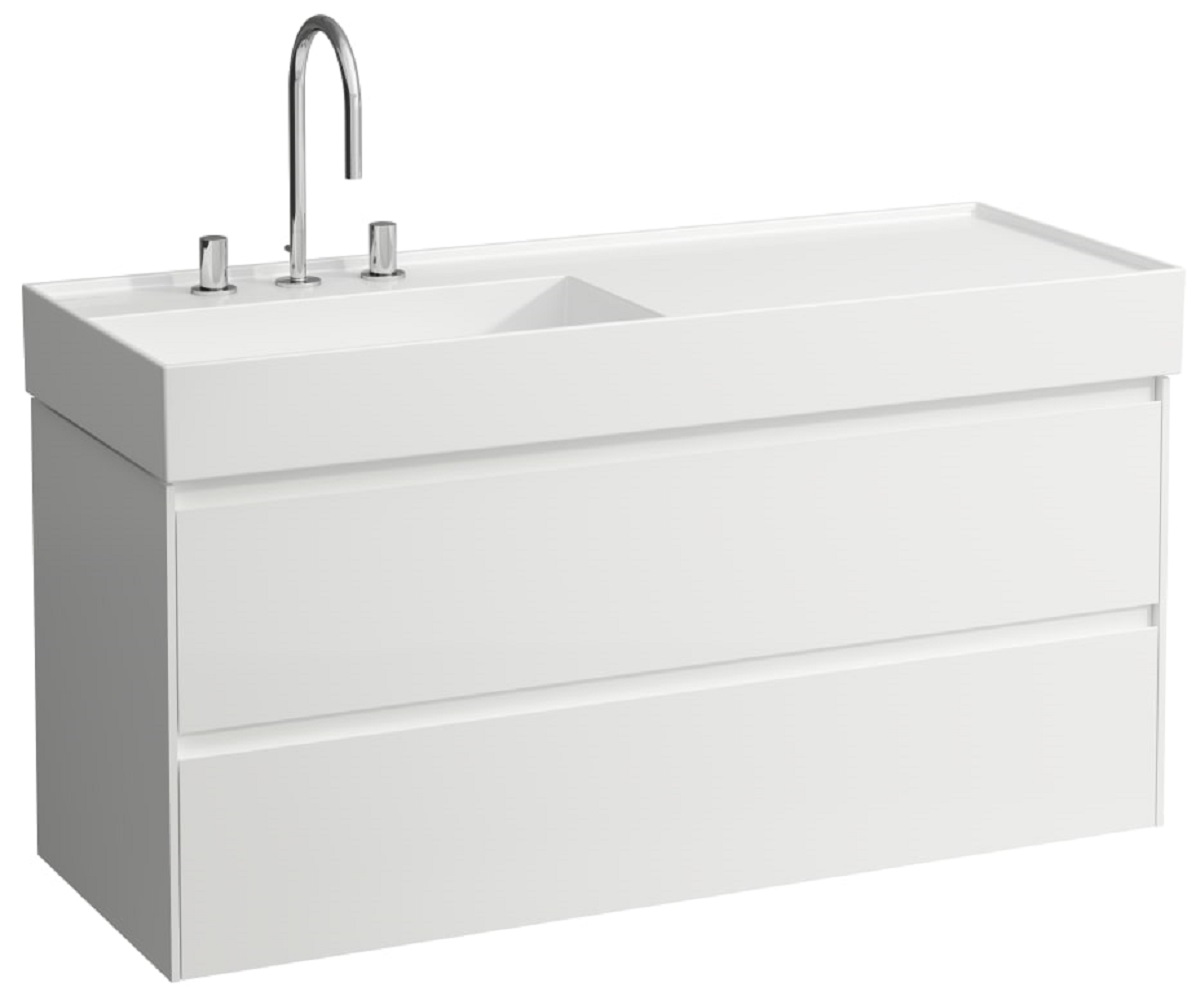 Laufen Lani Badschrank 118x45x51.5 cm Unterschrank hängend weiß H4039721122611