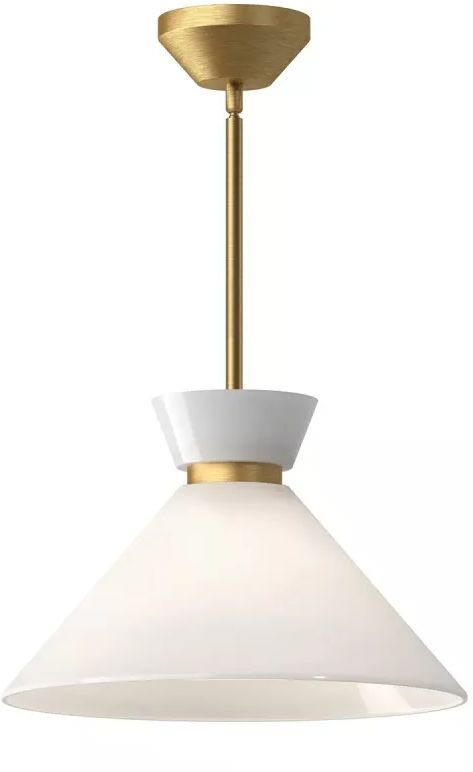 Elstead Lighting Halston Deckenlampe 1x60 W gold ALM-HALSTON-P-M-GD