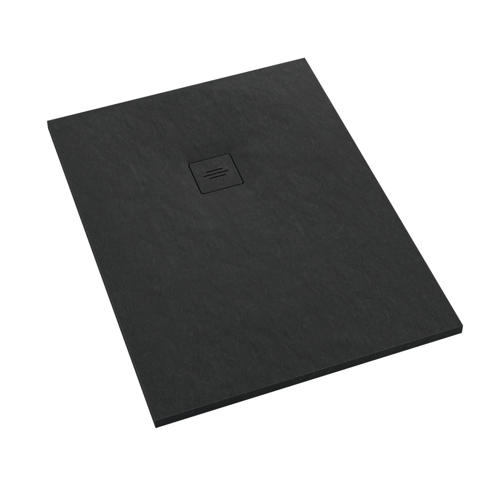 Schedline Protos Black Stone Rechteckige Duschwanne 130x100 cm schwarz 3SP.P1P-100130/C/ST-M1/C/ST