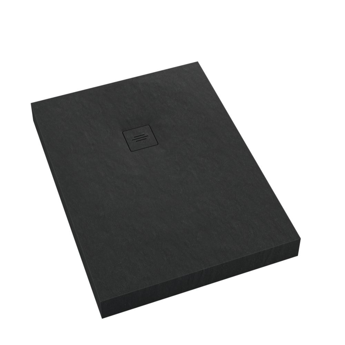 Schedline Nonlimits Black Stone Rechteckige Duschwanne 120x80 cm schwarz 3ST.N1P-80120/C/ST-M1/C/ST