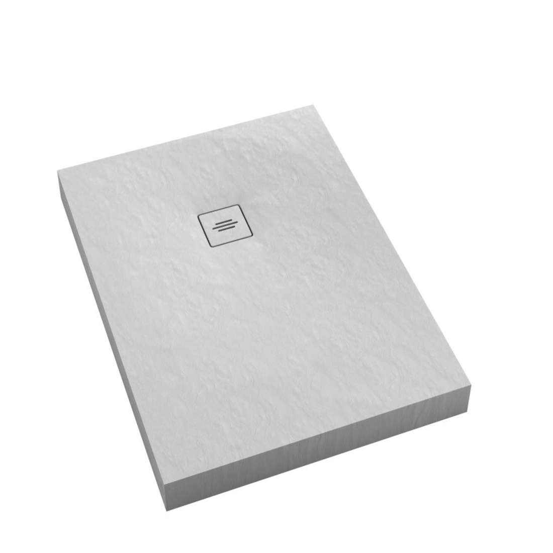 Schedline Nonlimits White Stone Rechteckige Duschwanne 180x80 cm weiß 3ST.N1P-80180/B/ST-M1/B/ST