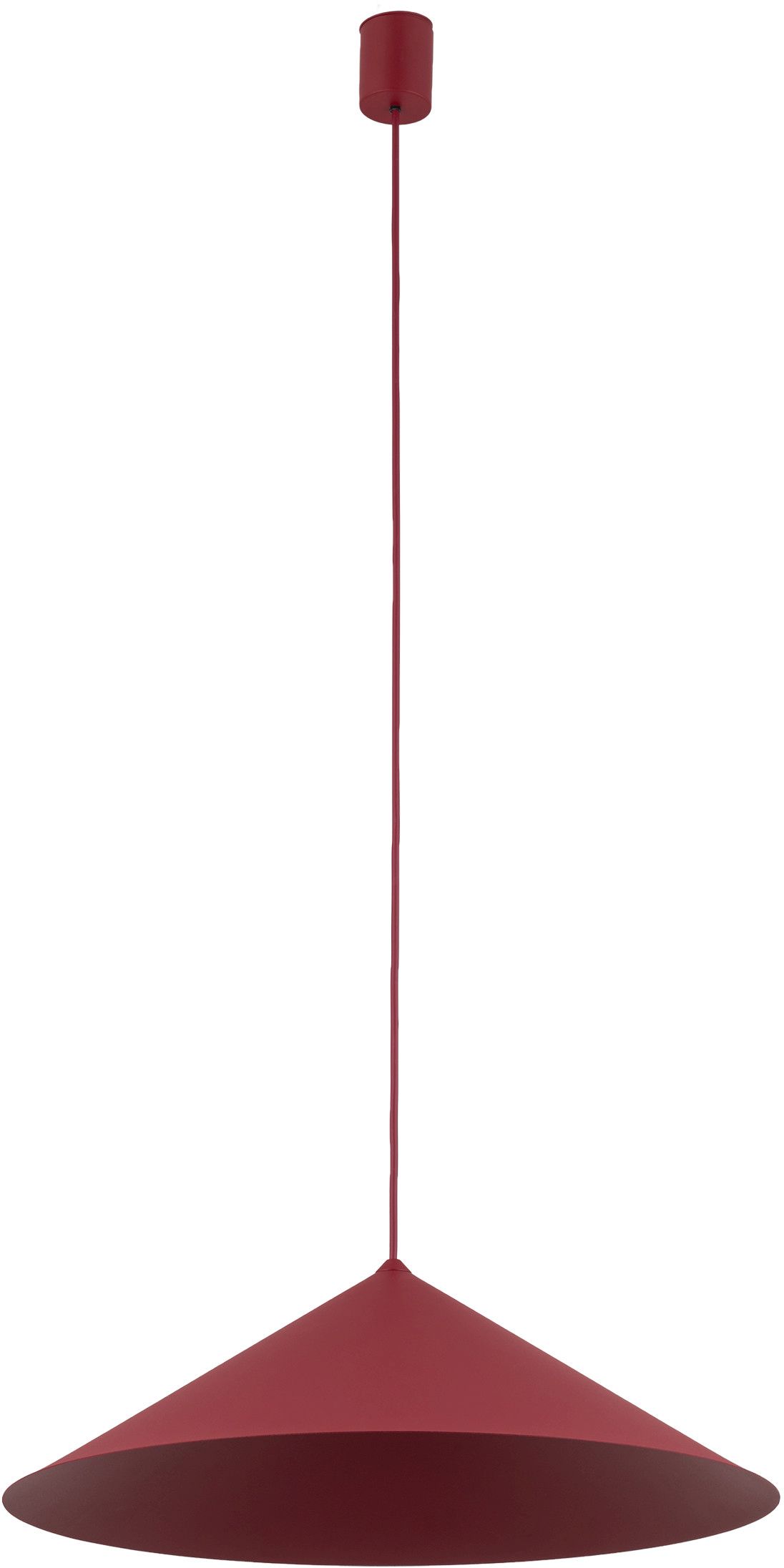 TK Lighting Lume S Pendelleuchte 1x11 W burgund 11695