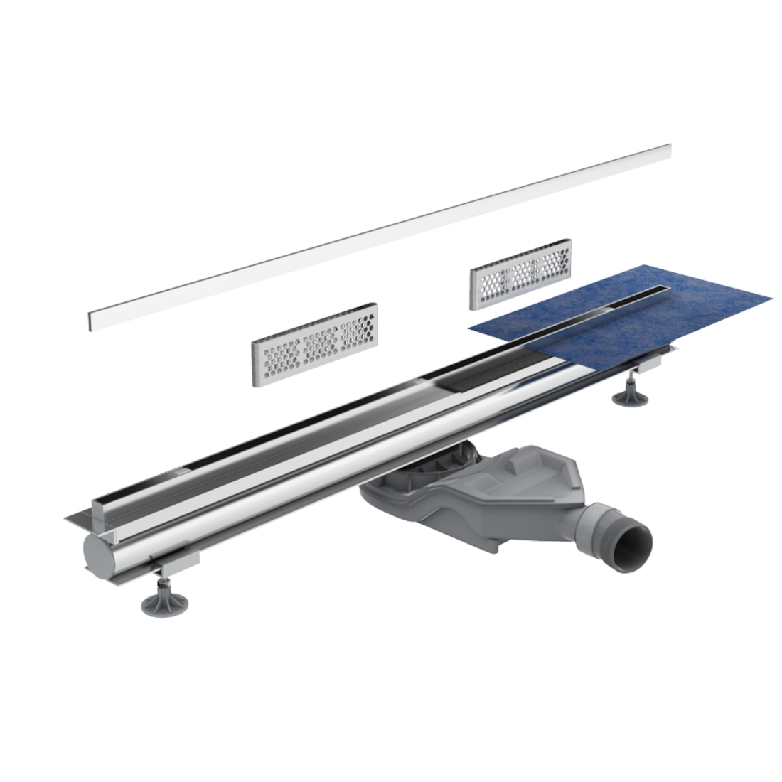 Schedline Thin Line Linienablauf 60 cm stahl SOL-60012