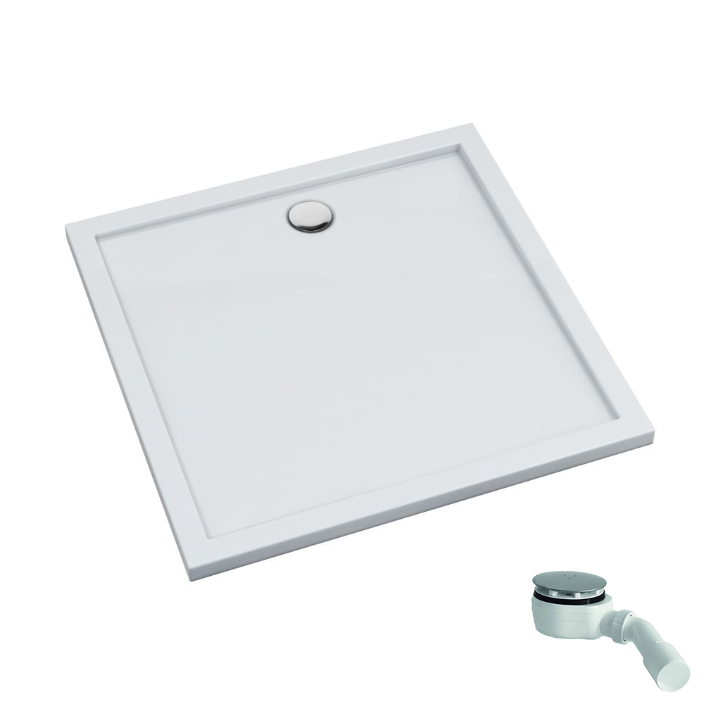 Schedpol Caspar New Quadratische Duschwanne 90x90 cm weiß 3.2831