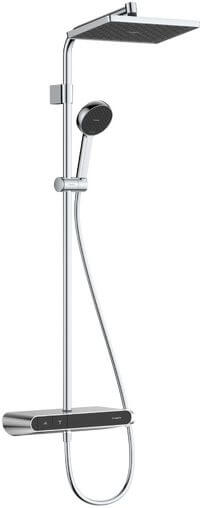 Hansgrohe Activera Q Duschset Wandmontage mit Thermostat mit Kopfbrause chrom 28648000