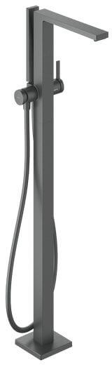 Hansgrohe Tecturis E Badewannen- und Duscharmatur freistehend schwarz 73445340