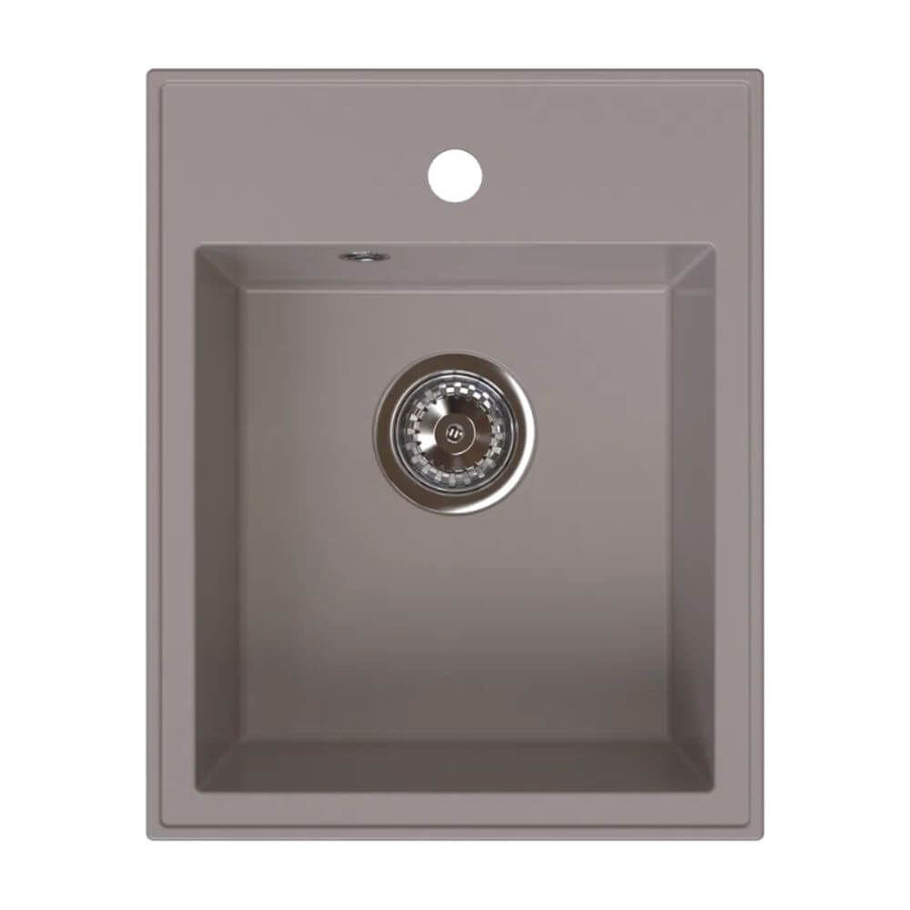 Ferro Stampo Granitspüle 50x40 cm braun DRGS1/50/40TU