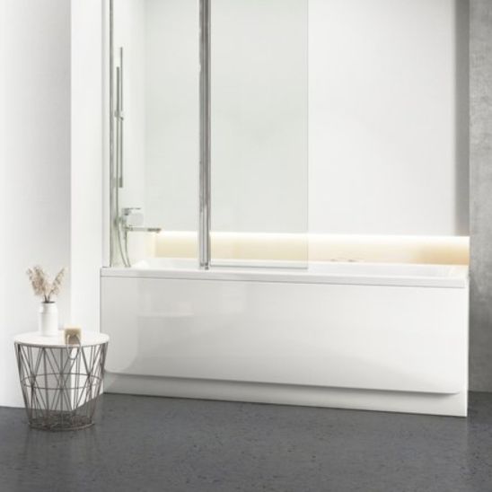 Set Rechteckige Badewanne Ravak Chrome C731000000, Badewannensiphon Ravak X01305, GPX2240015