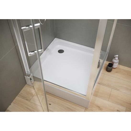 Satz dusche Cersanit Arteco S157-010, quadratische Duschwanne Cersanit Tako S204-012