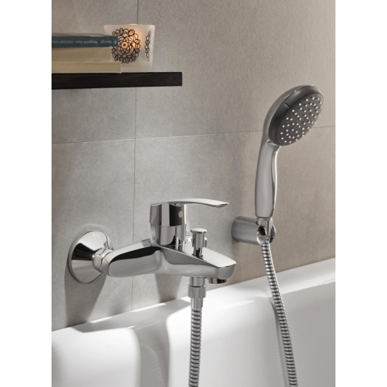 Set Duschset Grohe Euphoria 27421002, Badewannen- und Duscharmatur Grohe Eurosmart 33300002