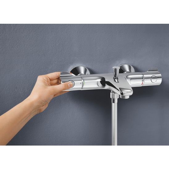 Set Duschset Grohe Vitalio SmartActive 26598000, Badewannen- und Duscharmatur Grohe Grohtherm 800 34567000