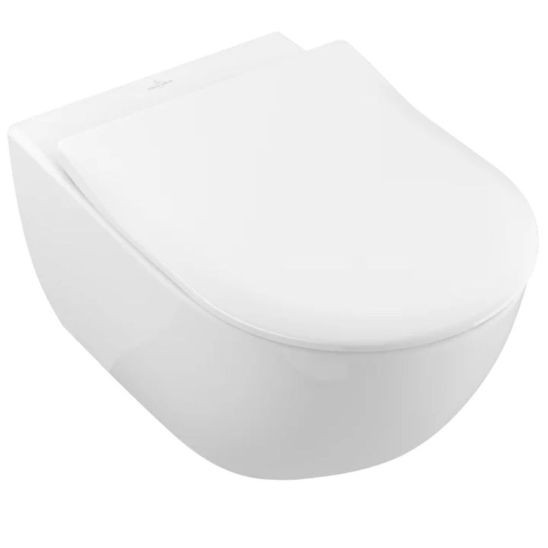 Zestaw Villeroy & Boch Subway 2.0 Combi-Pack stelaż podtynkowy miska WC wisząca z deską i przycisk biały ( 92242700, 5614R2R1, 92249068)