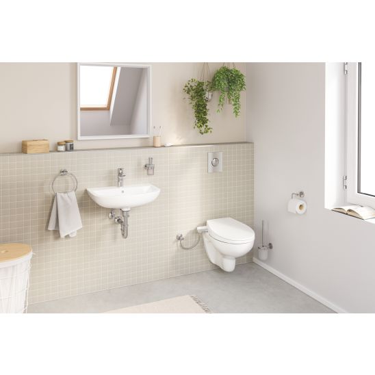 Set Toilettenbürstengarnitur Grohe Essentials 40374001, Betätigungsplatte Grohe Skate 38732000, 40367001, 40369001, 40365001, 40394001, 40364001