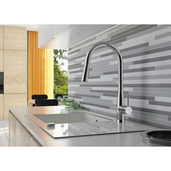 Set Granitspüle Deante Zorba ZQZ_7203, Küchenarmatur Deante Lukrecja BDH_072M
