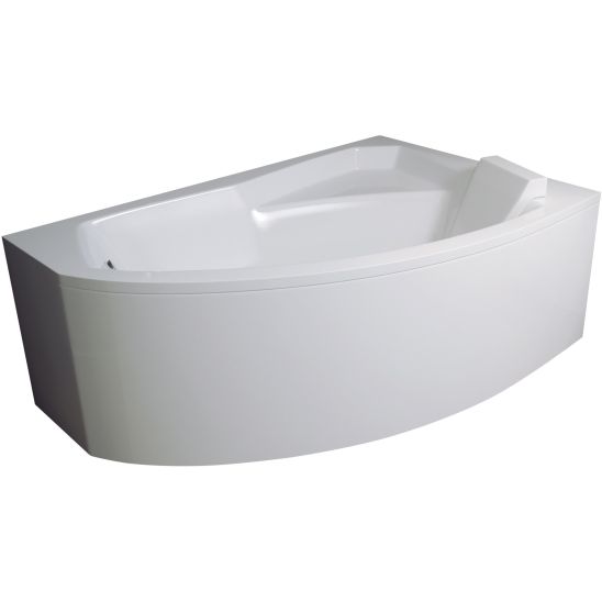 Set Eckbadewanne Besco Rima #WAR-130-NP, Badewannenverkleidung Besco Rima OAR-130-NS