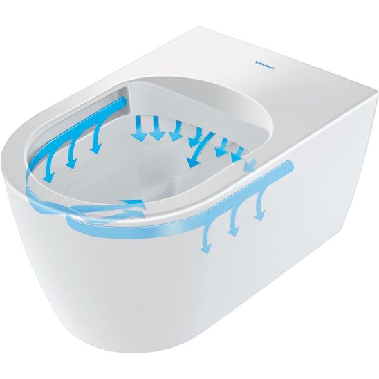 Satz toilettenschüssel Duravit ME by Starck 2530092000, unterputzrahmen Duravit DuraSystem WD1011000000, 0020190000, WD5001011000