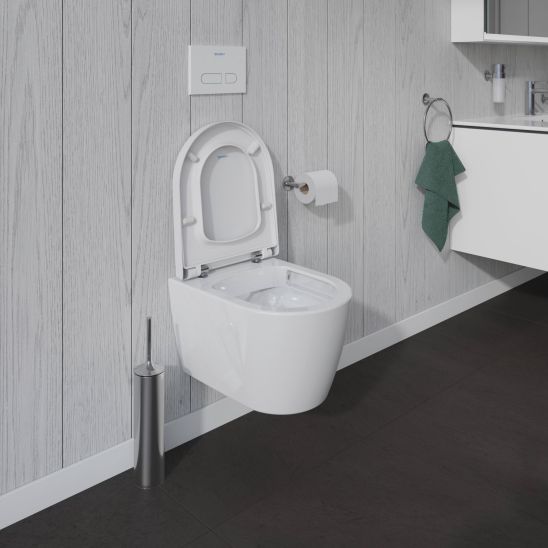 Satz toilettenschüssel Duravit ME by Starck 2530092000, unterputzrahmen Duravit DuraSystem WD1011000000, 0020190000, WD5001011000