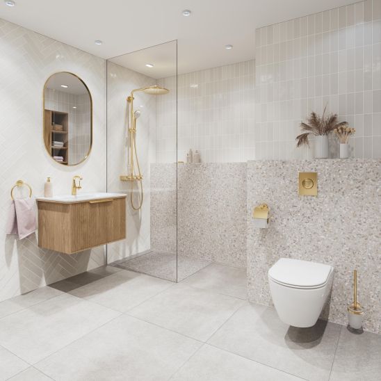 Set Betätigungsplatte Grohe Skate 38732GN0, Toilettenbürstengarnitur Grohe Essentials 40374GN1, 40367GN1, 40369GN1, 40365GN1, 40394GN1, 40364GN1