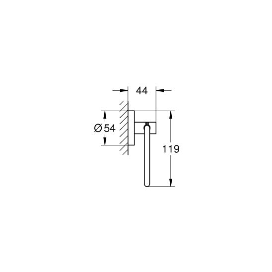 Set Betätigungsplatte Grohe Skate 38732GL0, Toilettenbürstengarnitur Grohe Essentials 40374GL1, 40689GL1, 40364GL1