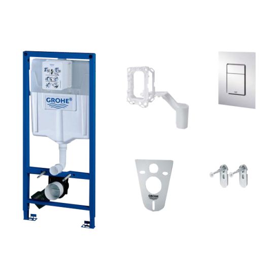 Set Unterputzrahmen Grohe Rapid SL 38827000, WC-Becken Oltens Jog 42001000, 45101000