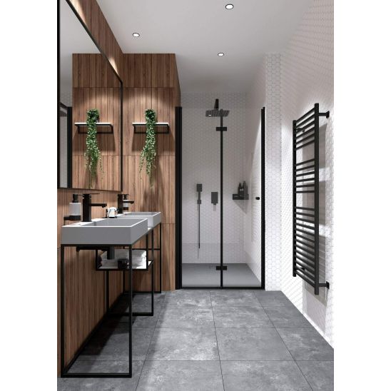 Set Duschtüren Deante Kerria Plus KTSXN41P, Walk-In Duschwand Deante Kerria Plus KTS_N30P