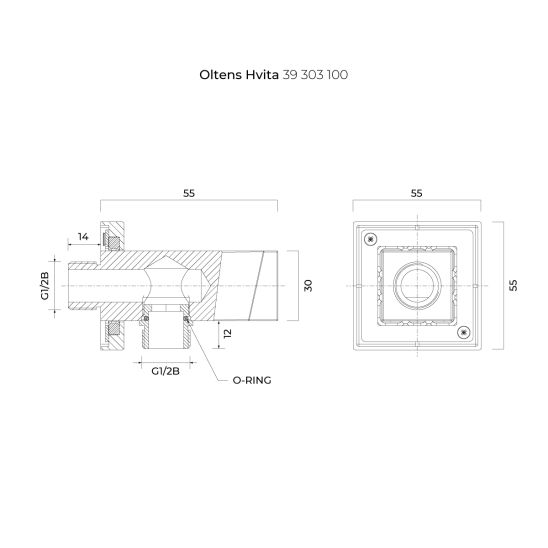 Set Badewannen- und Duscharmatur Oltens Onega 34602300, Kopfbrause Oltens Atran 37005300, 39401300, 39303300, 37103300, 37200300