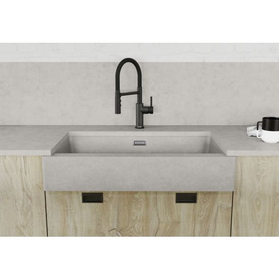 Set Granitspüle Blanco Etagon 500-U 525887, Küchenarmatur Blanco Catris-S Flexo 525793