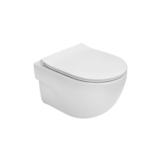 Set WC-Set mit Sitz Roca Meridian-N Compacto A34H242000, Unterputzrahmen Roca Duplo One A890070020, A890189206, A890063000