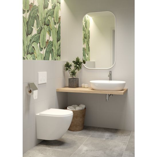 Set WC-Becken mit Absenkautomatik-Sitz Hagser Beno HGR14000042, Unterputzrahmen Oltens Triberg 50001000, 57103300, HGR20000045, 49301000