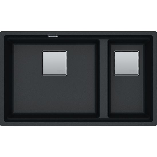 Set Granitspüle Franke Kanon 125.0528.636, Küchenarmatur Franke Lina 115.0626.053
