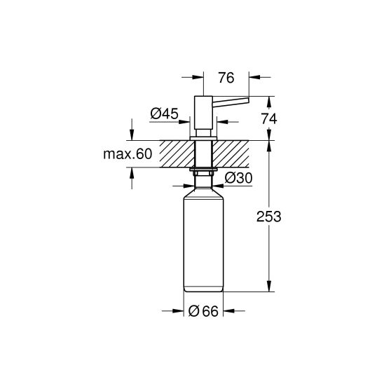 Set Granitspüle Grohe K700 31651AP0, Küchenarmatur Grohe Minta 32321GN2, 40535GN0, 40400GN0